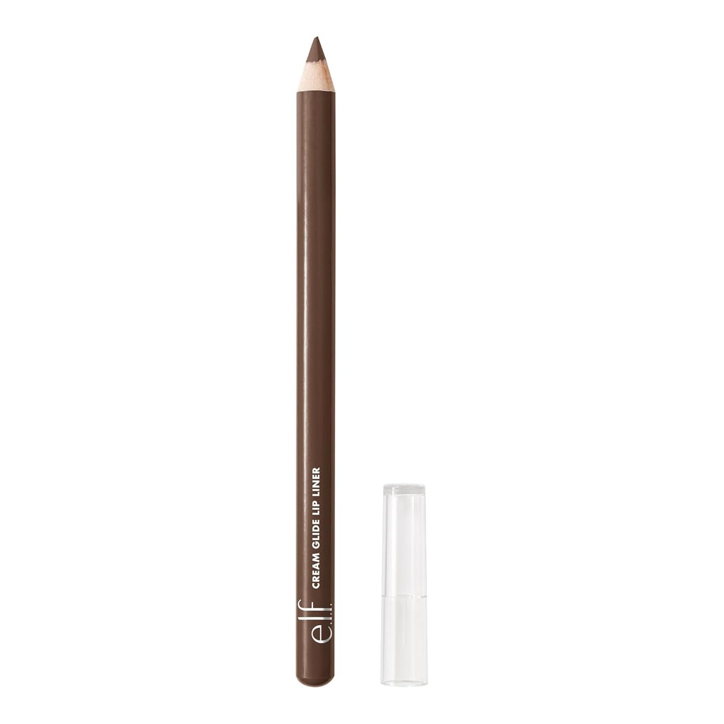 e.l.f. Cream Glide Lip Liner, Highly-Pigmented Pencil For Shaping & Sculpting Lips, Semi-Matte Finish, Vegan & Cruelty-Free, Dark Cocoa (Pack of 2)