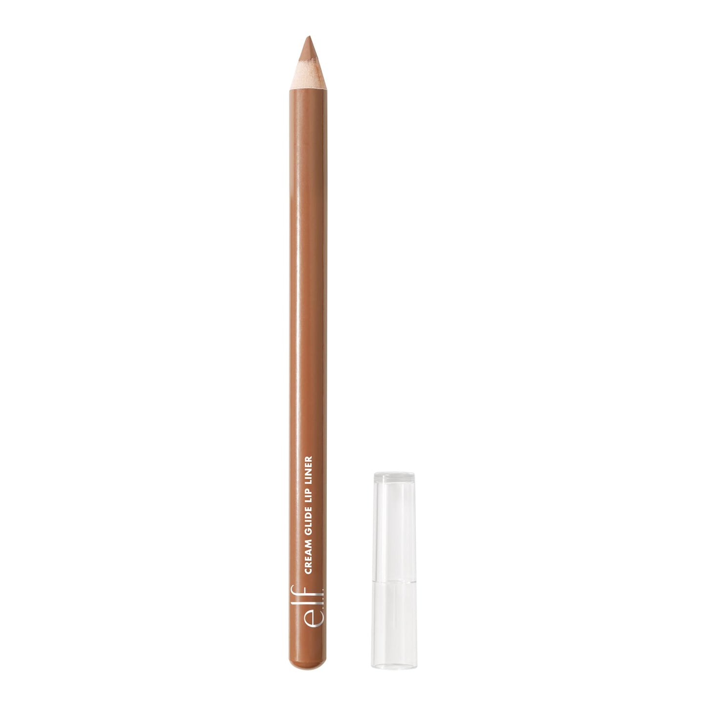 e.l.f. Cream Glide Lip Liner, Highly-Pigmented Pencil For Shaping & Sculpting Lips, Semi-Matte Finish, Vegan & Cruelty-Free, Dark Cocoa (Pack of 2)