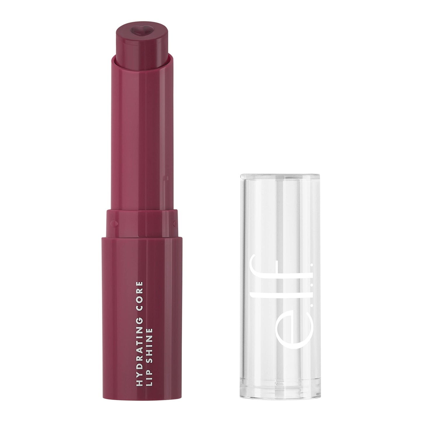 e.l.f. Hydrating Core Lip Shine, Conditioning & Nourishing Lip Balm, Sheer Color Tinted Chapstick, Ecstatic, 0.09 Oz