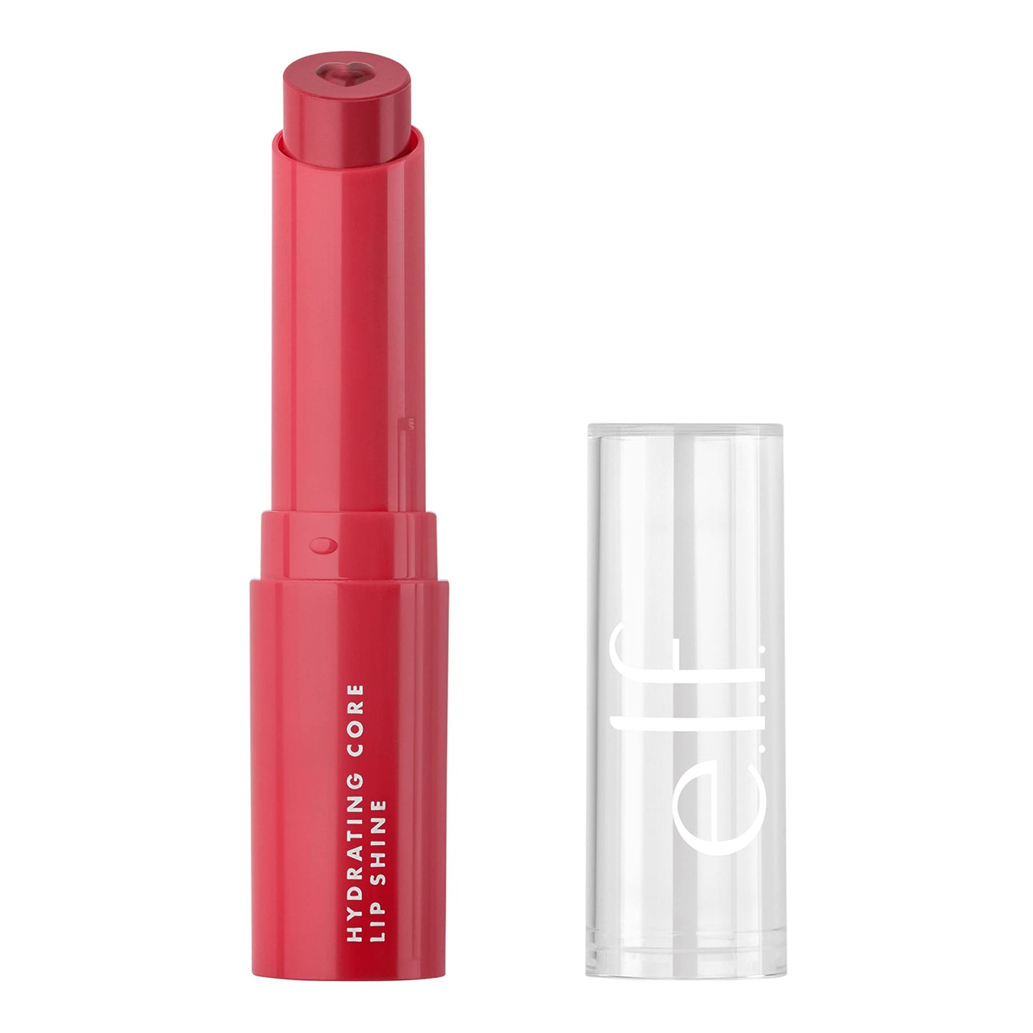 e.l.f. Hydrating Core Lip Shine, Conditioning & Nourishing Lip Balm, Sheer Color Tinted Chapstick, Ecstatic, 0.09 Oz