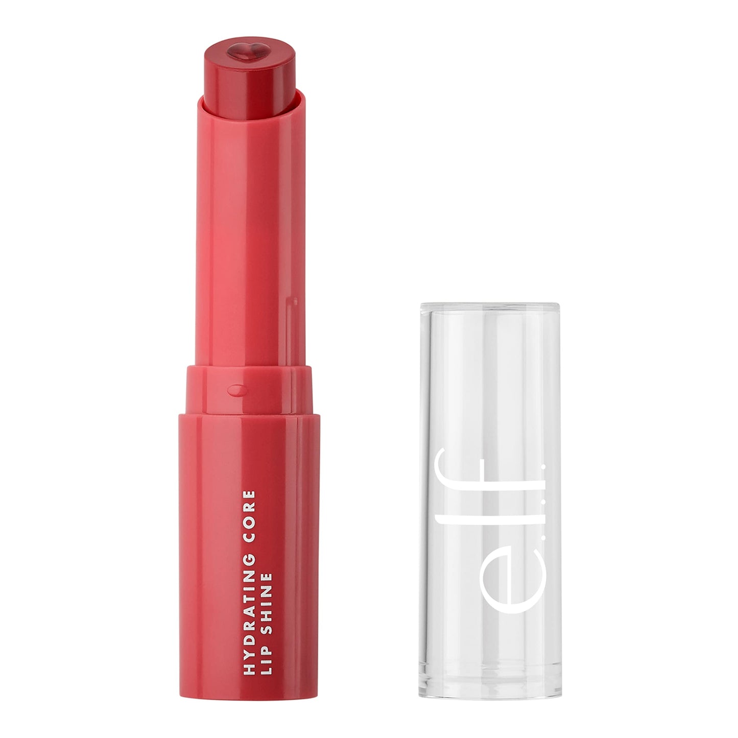 e.l.f. Hydrating Core Lip Shine, Conditioning & Nourishing Lip Balm, Sheer Color Tinted Chapstick, Ecstatic, 0.09 Oz