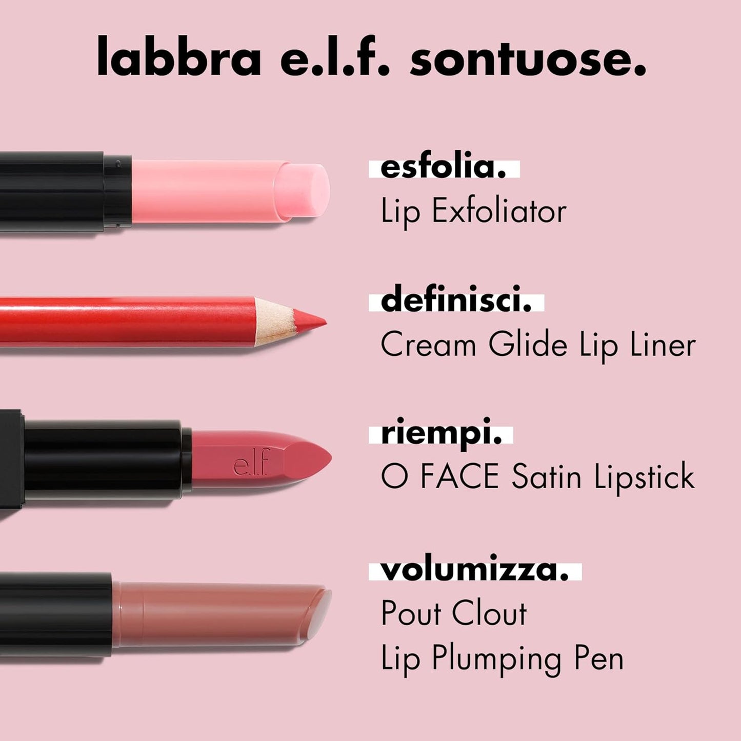 e.l.f. Cream Glide Lip Liner, Highly-Pigmented Pencil For Shaping & Sculpting Lips, Semi-Matte Finish, Vegan & Cruelty-Free, Dark Cocoa (Pack of 2)