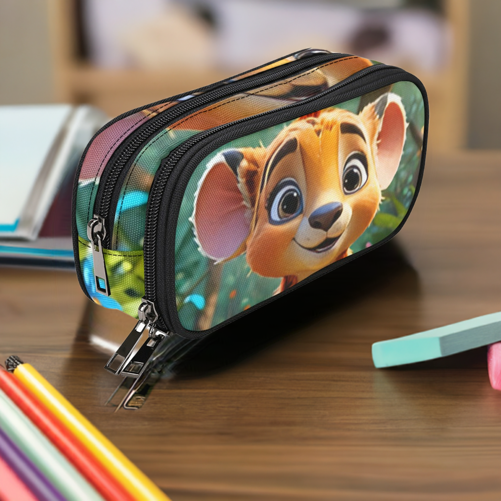 Estuche grande con estampado de animales de avatar de Zara's World