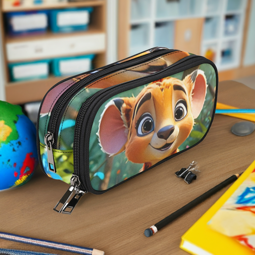 Estuche grande con estampado de animales de avatar de Zara's World
