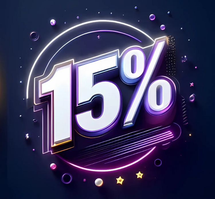 Save 15% Off on selected items