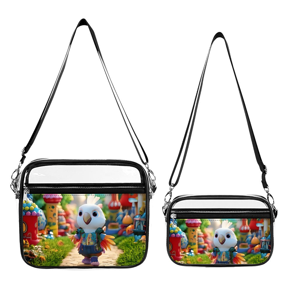 Zara's World Transparent Satchel Two Piece Set