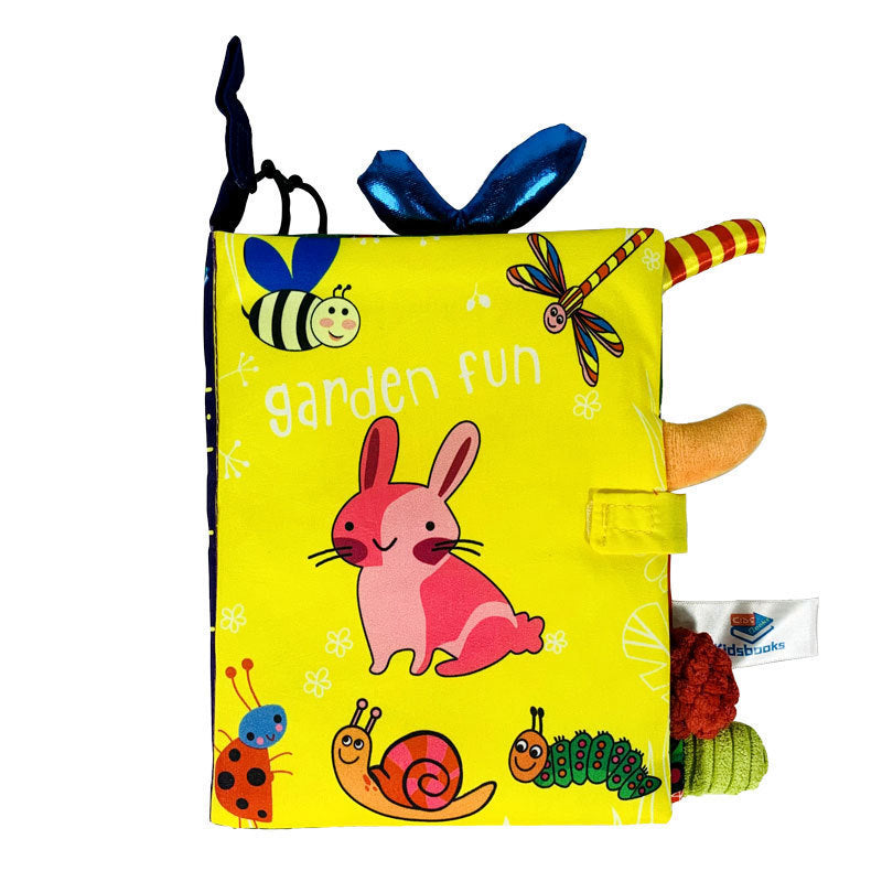 Kids 3D Phonics Tear-Resistant Washable Cloth Books