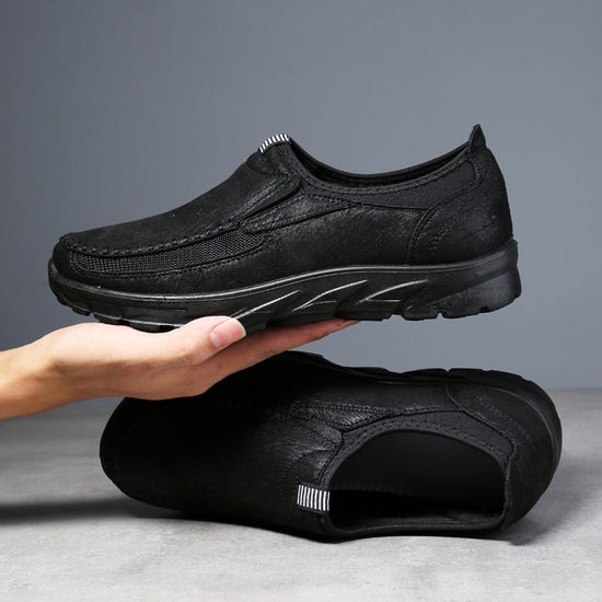 ZWX Casual British Lazy Loafer Slide-On Shoes