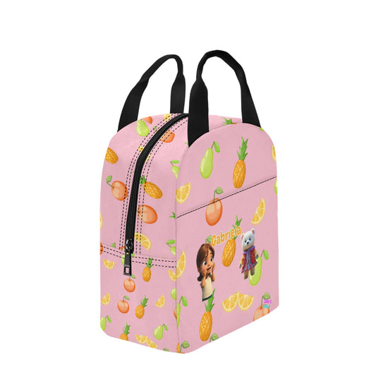 Zaras World Animal Avatar Fruit Print Lunch Bag