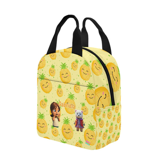 Zaras World Animal Avatar Fruit Print Lunch Bag