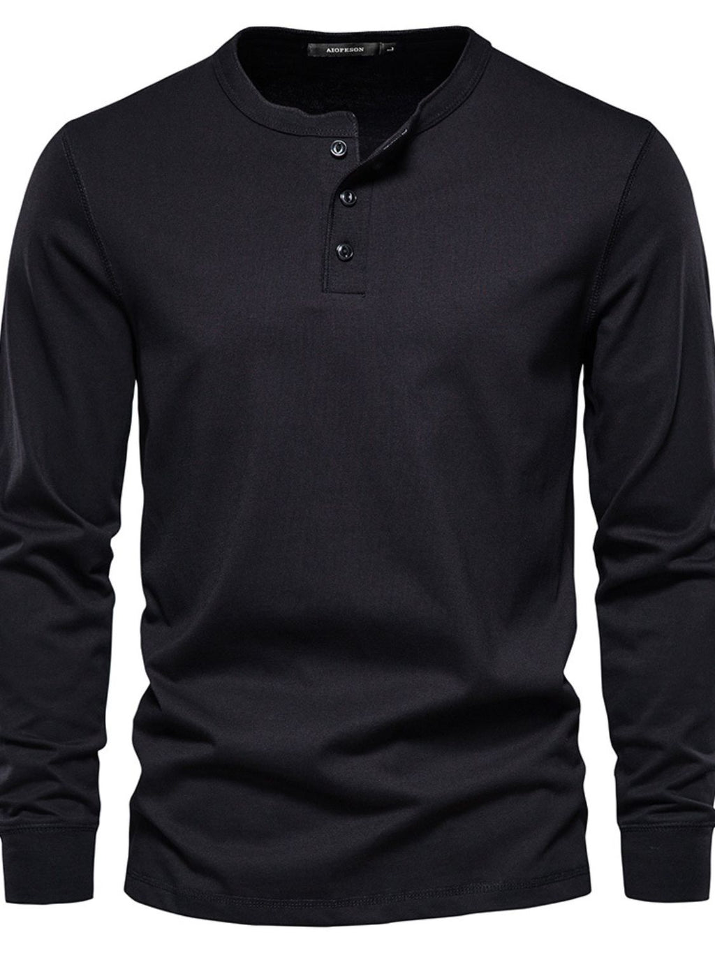 Men's Full Size Quarter Button Round Neck Long Sleeve T-Shirt.
Always be comfortable and effortlessly stylish with our Men's Full Size Quarter Button Round Neck Long Sleeve T-Shirt 