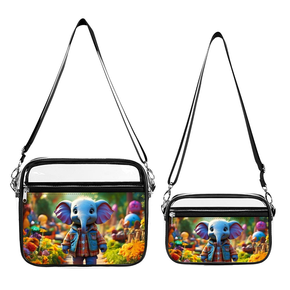 Zara's World Transparent Satchel Two Piece Set