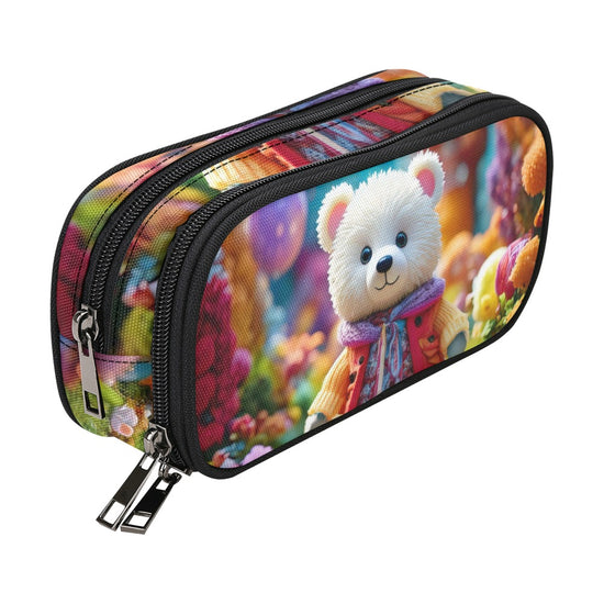 Zara’s World Large Stationery Animal Avatar Print Pencil Pouch
