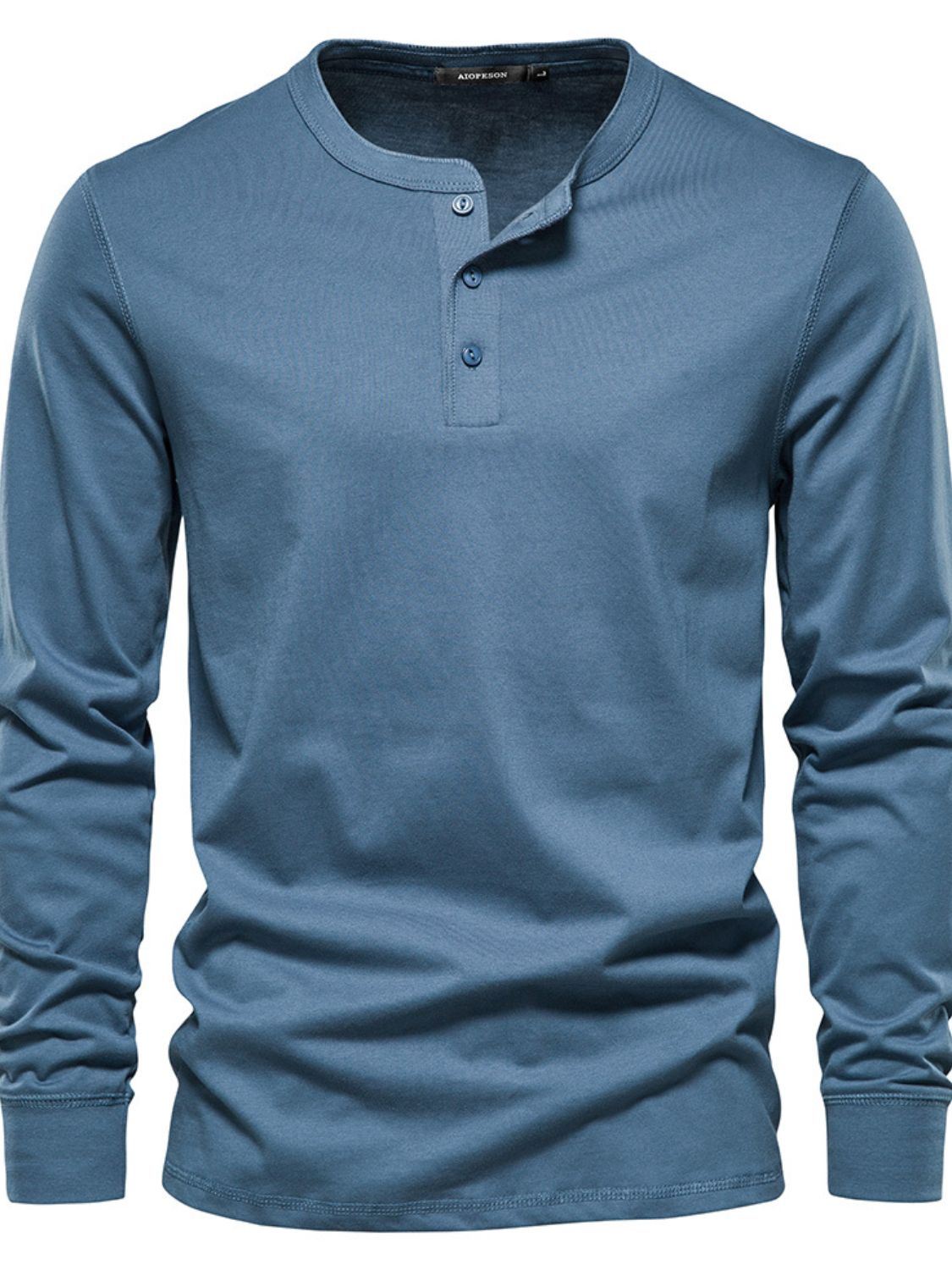 Men's Full Size Quarter Button Round Neck Long Sleeve T-Shirt.
Always be comfortable and effortlessly stylish with our Men's Full Size Quarter Button Round Neck Long Sleeve T-Shirt 