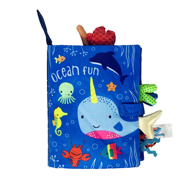 Kids 3D Phonics Tear-Resistant Washable Cloth Books