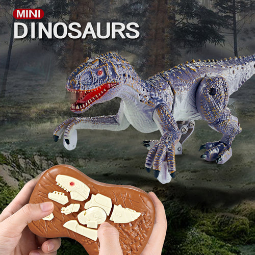2.4G Remote Control Simulation Dinosaur Raptor Voice Mini Children Dinosaur Toy