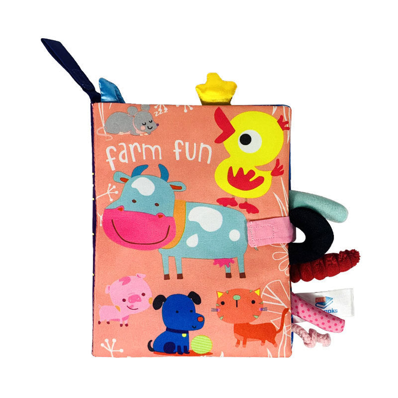 Kids 3D Phonics Tear-Resistant Washable Cloth Books
