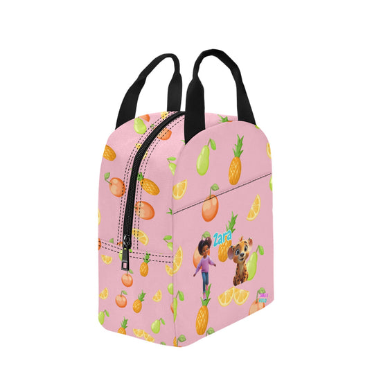 Zaras World Animal Avatar Fruit Print Lunch Bag