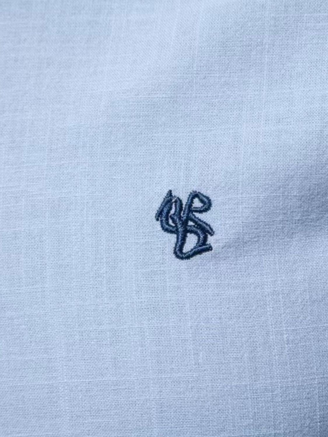 Men's Full Size Button Down Embroidered Shirt Plus Size. This button-down dapper collared shirt with embroidery is designed to fit and flatter men of all shapes and sizes.