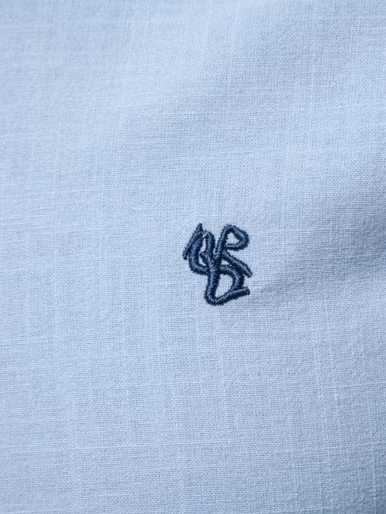Men's Full Size Button Down Embroidered Shirt Plus Size. This button-down dapper collared shirt with embroidery is designed to fit and flatter men of all shapes and sizes.