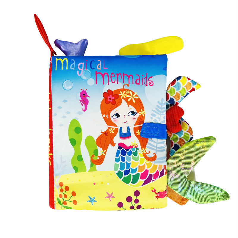 Libros de tela lavables resistentes al desgarro con fonética 3D para niños