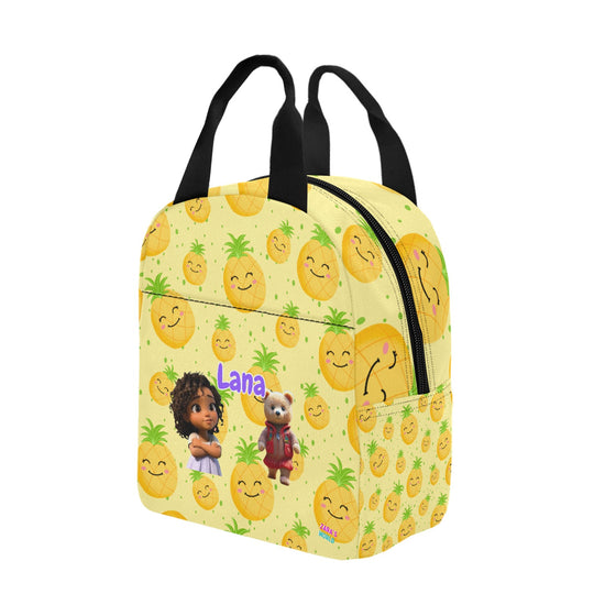 Zaras World Animal Avatar Fruit Print Lunch Bag