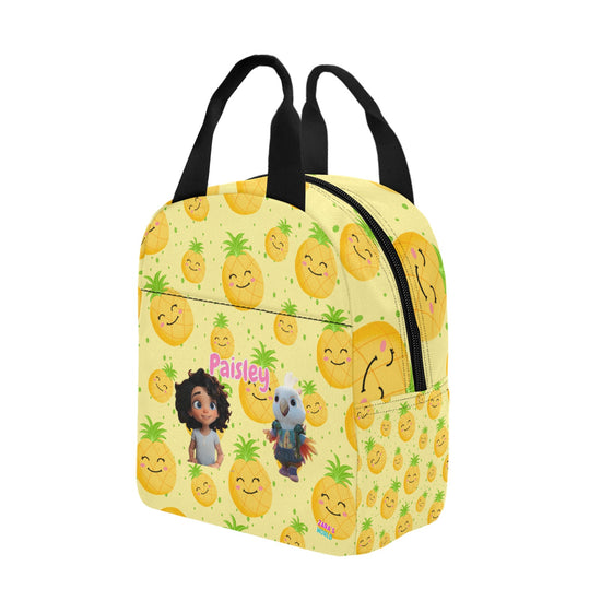 Zaras World Animal Avatar Fruit Print Lunch Bag
