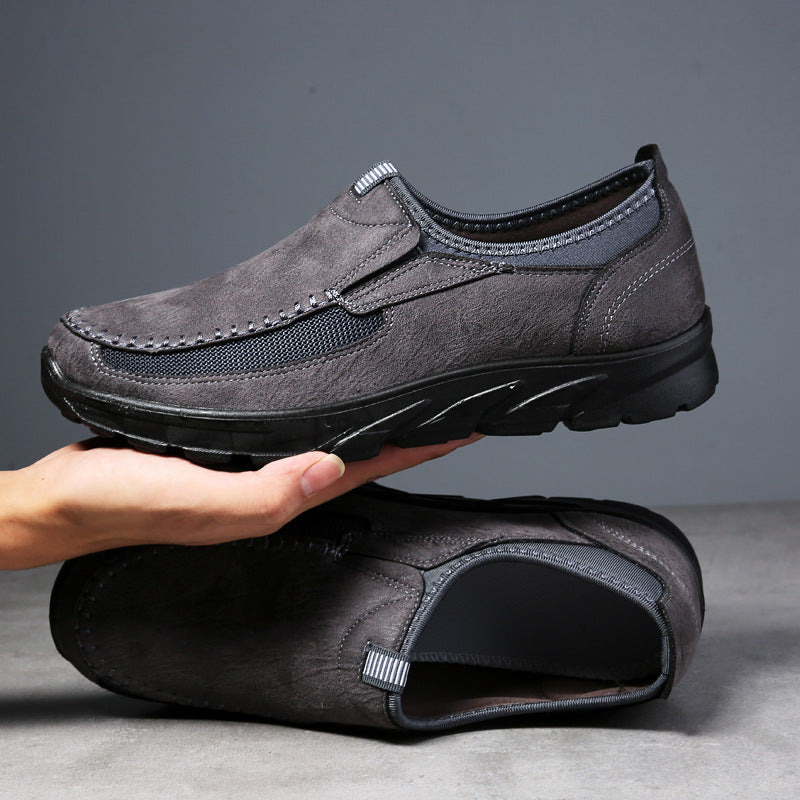 ZWX Casual British Lazy Loafer Slide-On Shoes