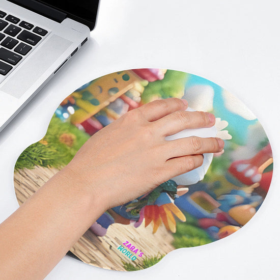 Zaras World Mousepad with Wrist Rest