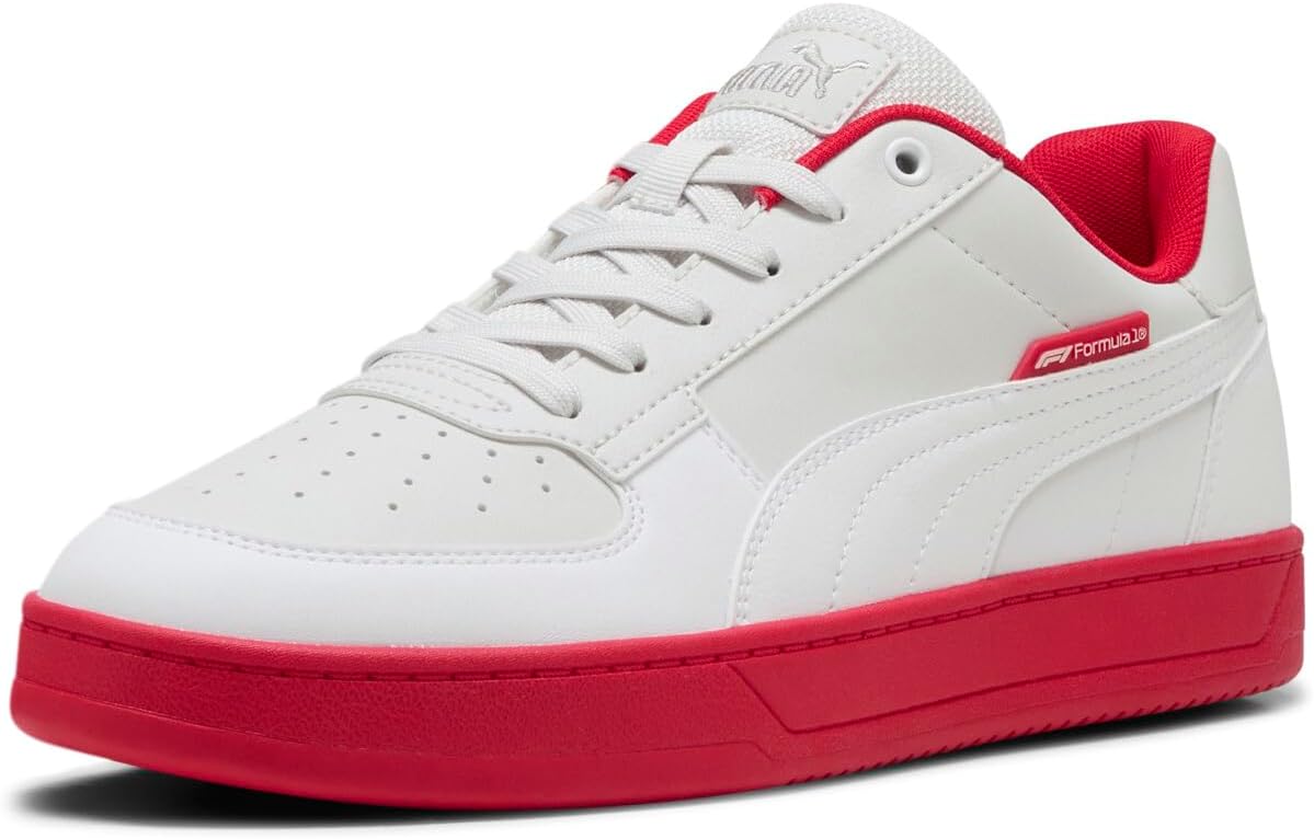 PUMA Men's Formula 1 Caven 2.0 Shoes, Feather Gray-White, 10.5