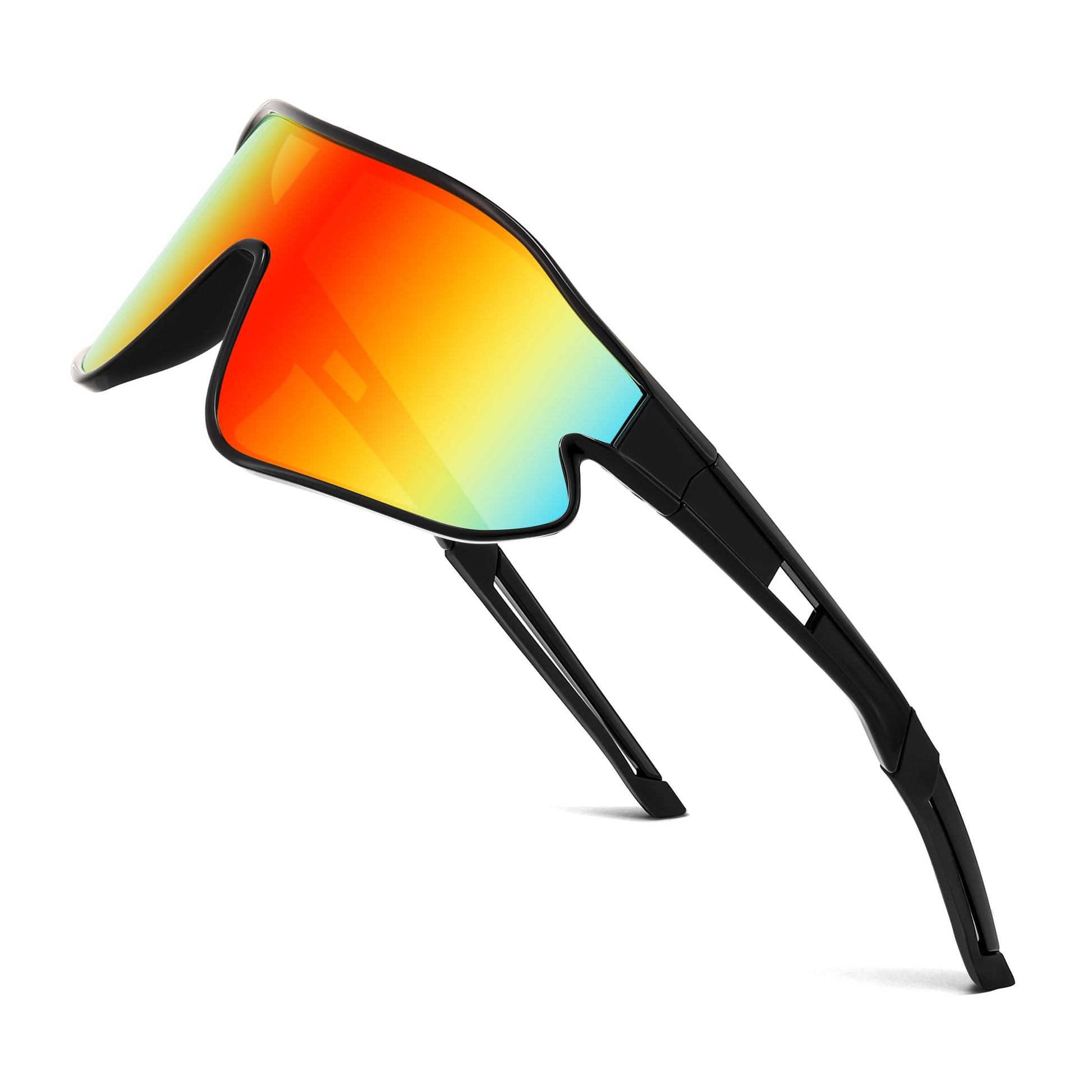 FEISEDY Unisex Youth Sunglasses, Teens Baseball Tennis Sunglasses, UV400 Sports Boys Girls Cycling Shades B4064