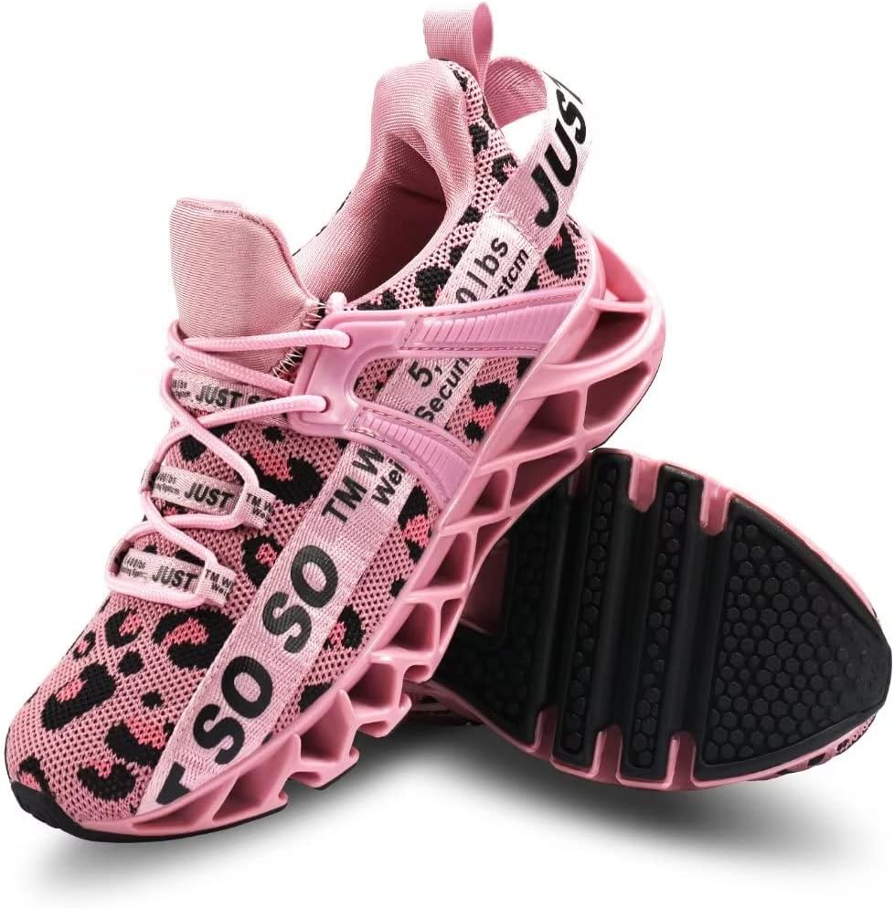 UMYOGO Women's Running Shoes Non Slip Athletic Tennis Walking Blade Type Sneakers