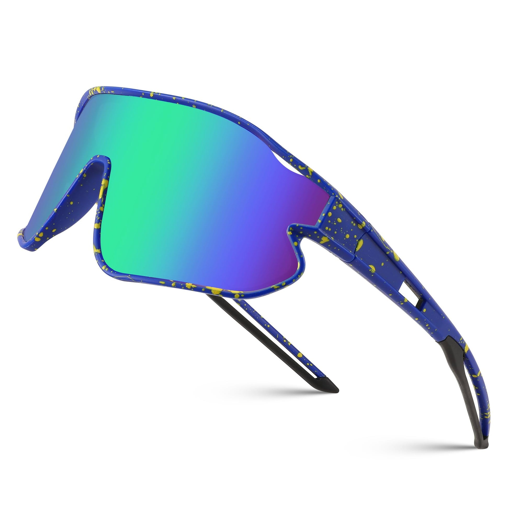 FEISEDY Unisex Youth Sunglasses, Teens Baseball Tennis Sunglasses, UV400 Sports Boys Girls Cycling Shades B4064