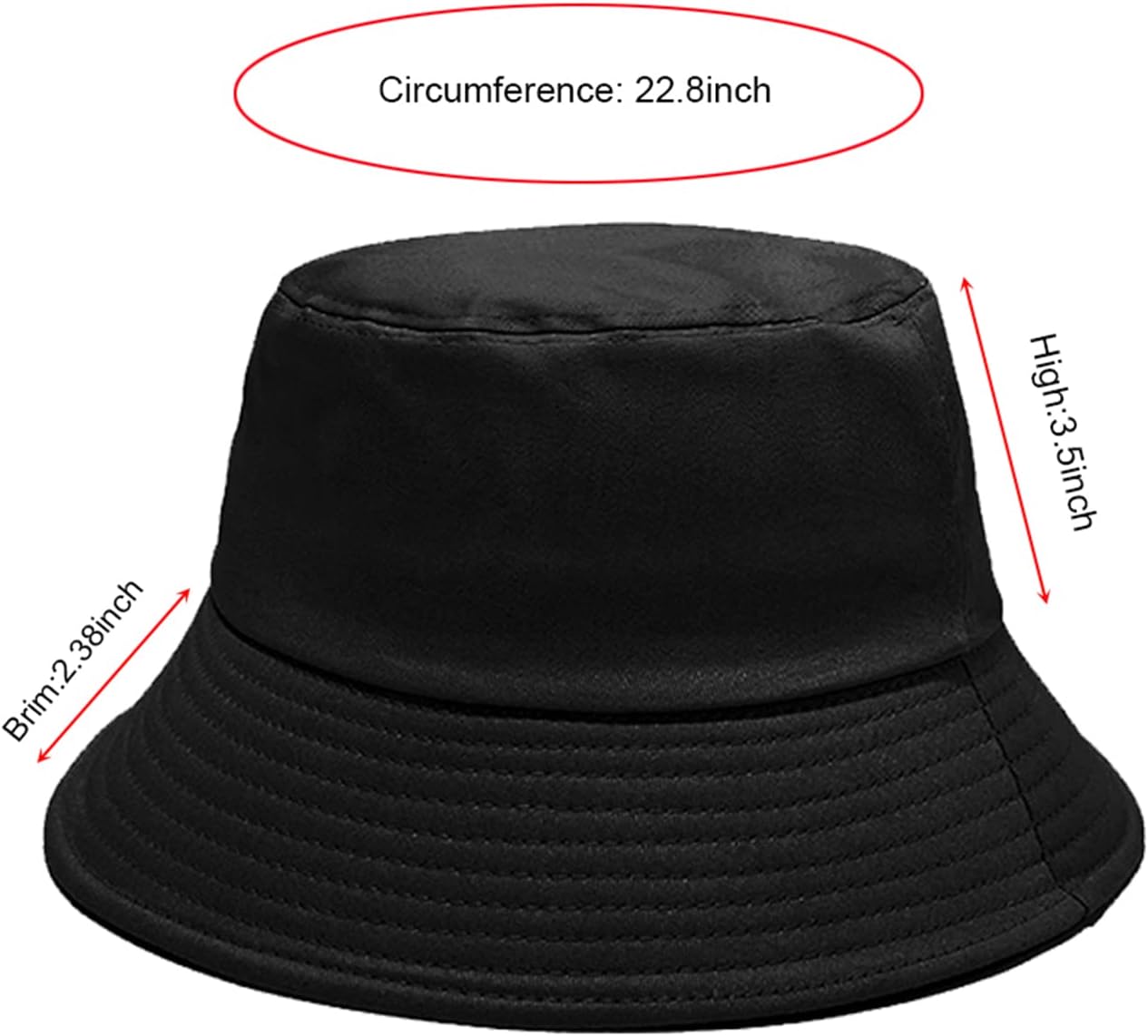 NPJY Bucket Hat for Women Men Cotton Summer Sun Beach Fishing Cap