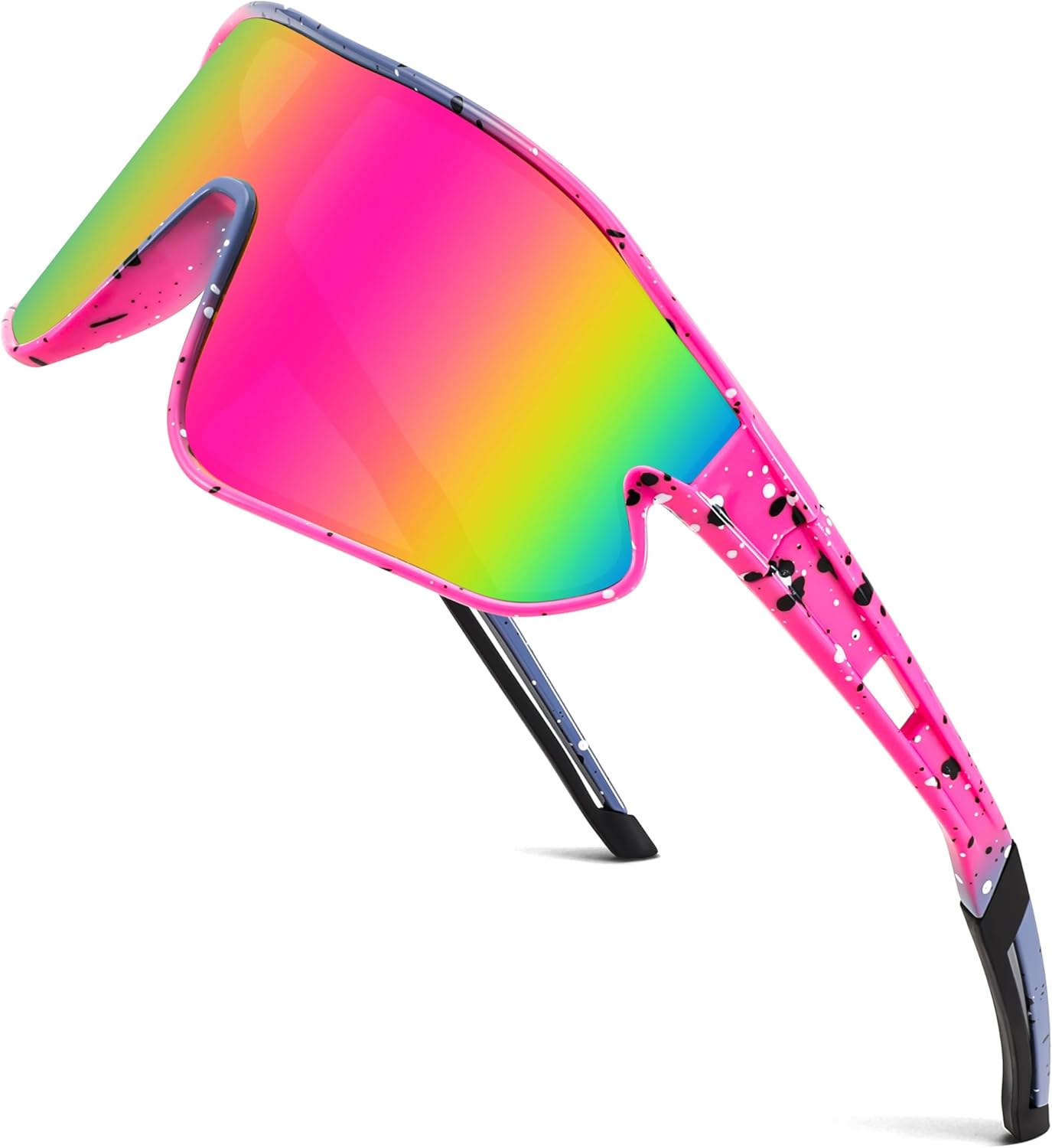 FEISEDY Unisex Youth Sunglasses, Teens Baseball Tennis Sunglasses, UV400 Sports Boys Girls Cycling Shades B4064