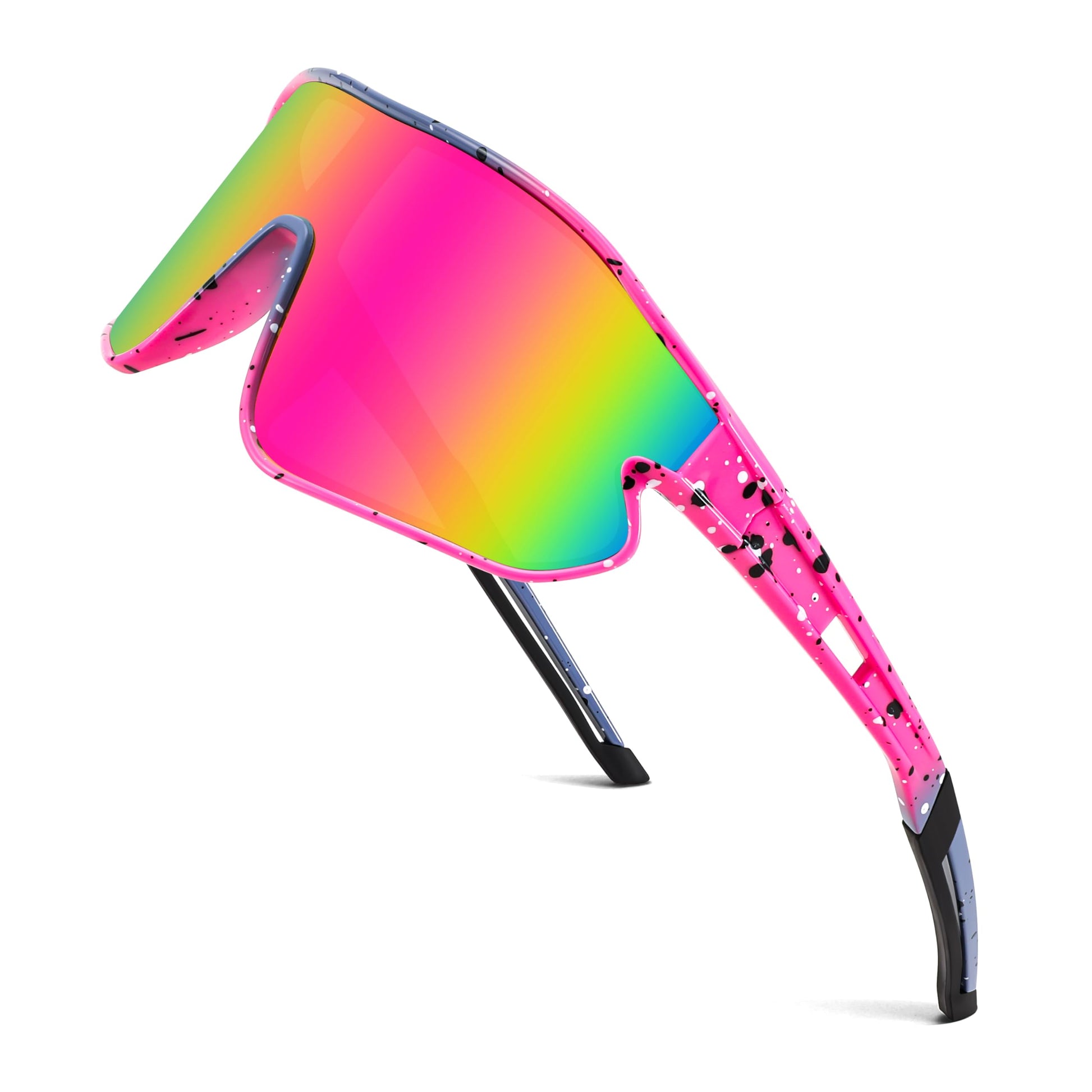 FEISEDY Unisex Youth Sunglasses, Teens Baseball Tennis Sunglasses, UV400 Sports Boys Girls Cycling Shades B4064