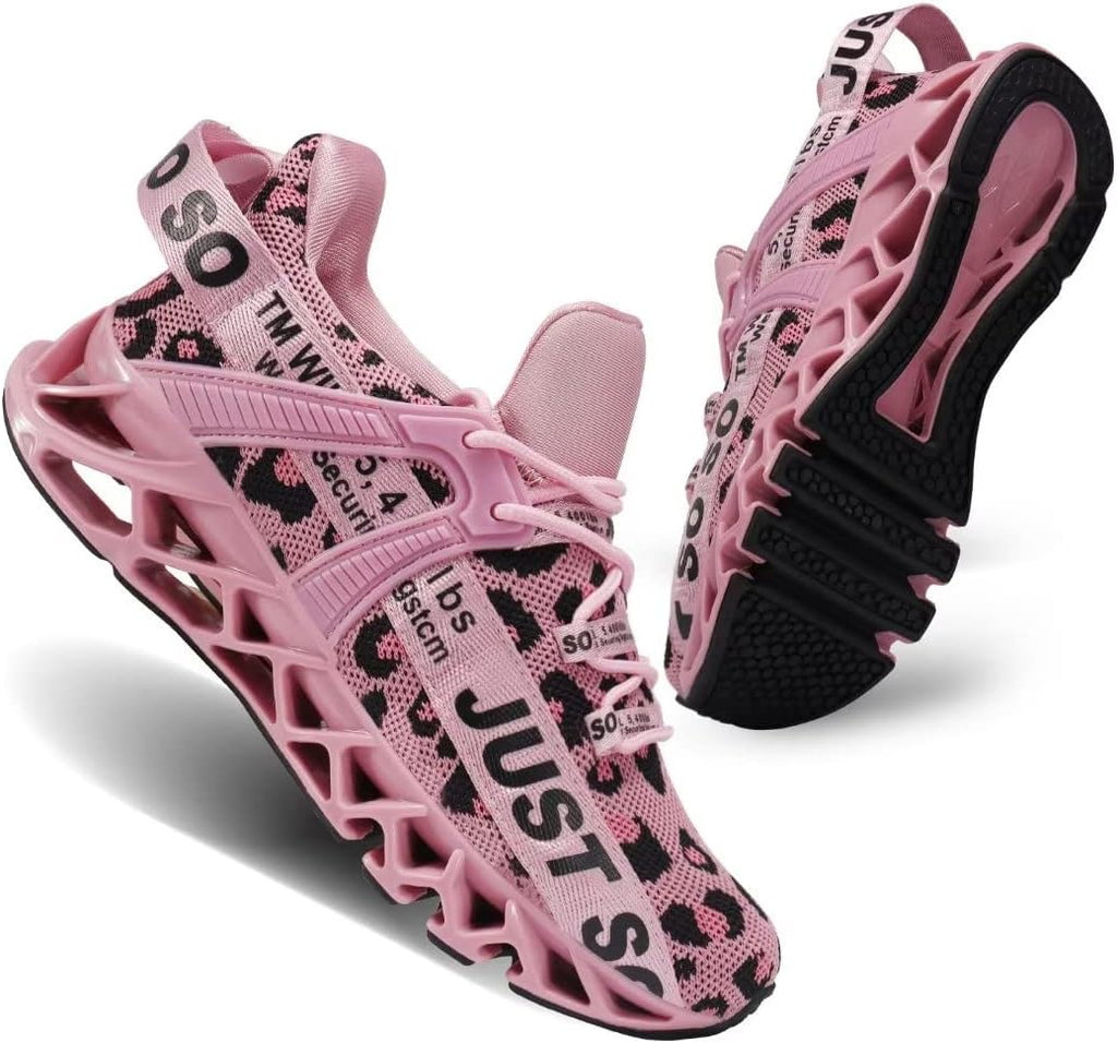 UMYOGO Women's Running Shoes Non Slip Athletic Tennis Walking Blade Type Sneakers