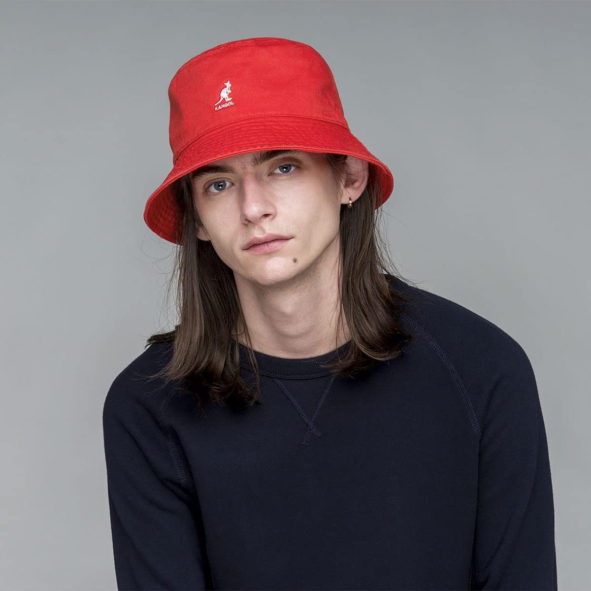 Kangol Washed Bucket Hat - Marine Teal/XL