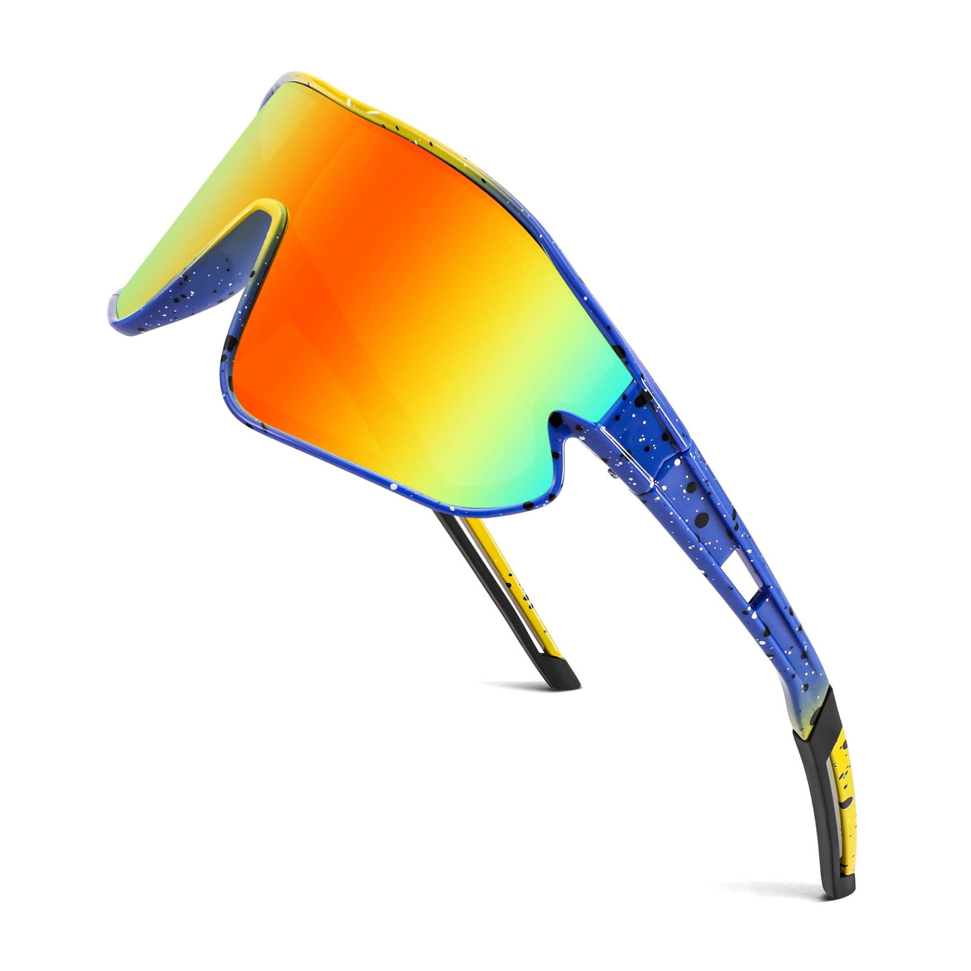 FEISEDY Unisex Youth Sunglasses, Teens Baseball Tennis Sunglasses, UV400 Sports Boys Girls Cycling Shades B4064