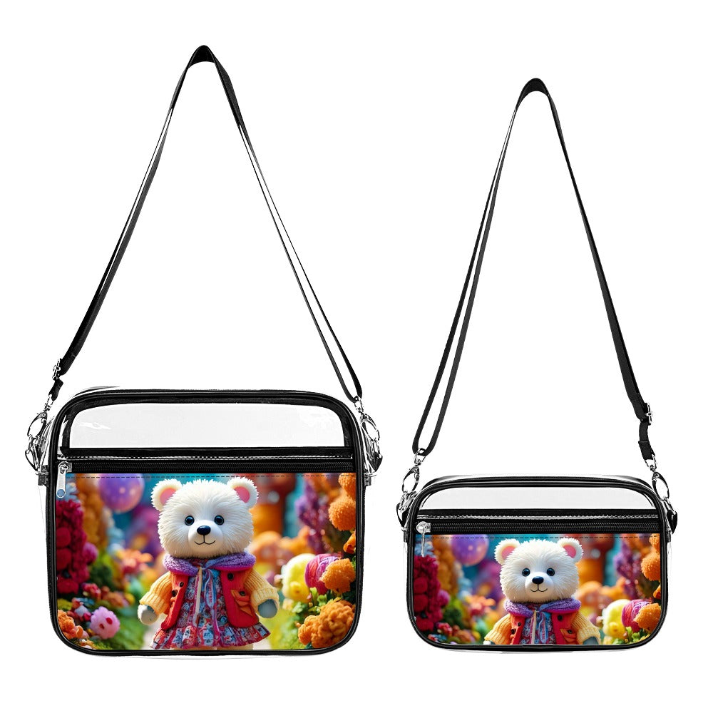 Zara's World Transparent Satchel Two Piece Set