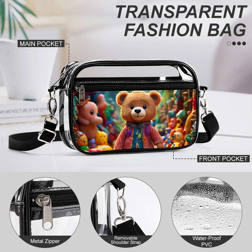 Zara's World Transparent Satchel Two Piece Set