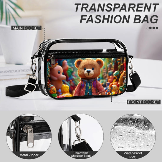 Zara's World Transparent Satchel Two Piece Set