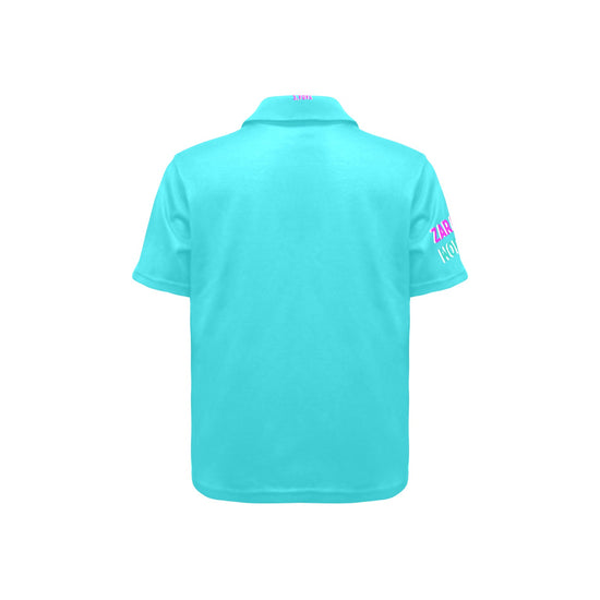 Zara's World Avatar Print Girls Polo Shirt (2T-7Y)