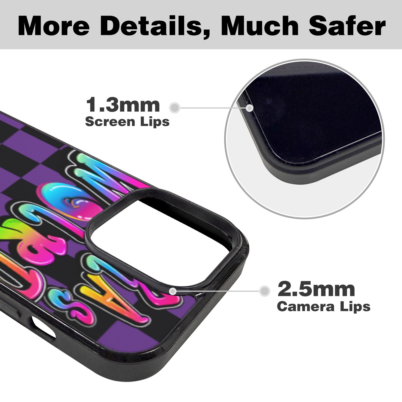 ZWX - Graffiti Style Phone Case for iPhone 15 Pro Max
