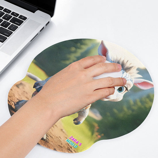 Zaras World Mousepad with Wrist Rest