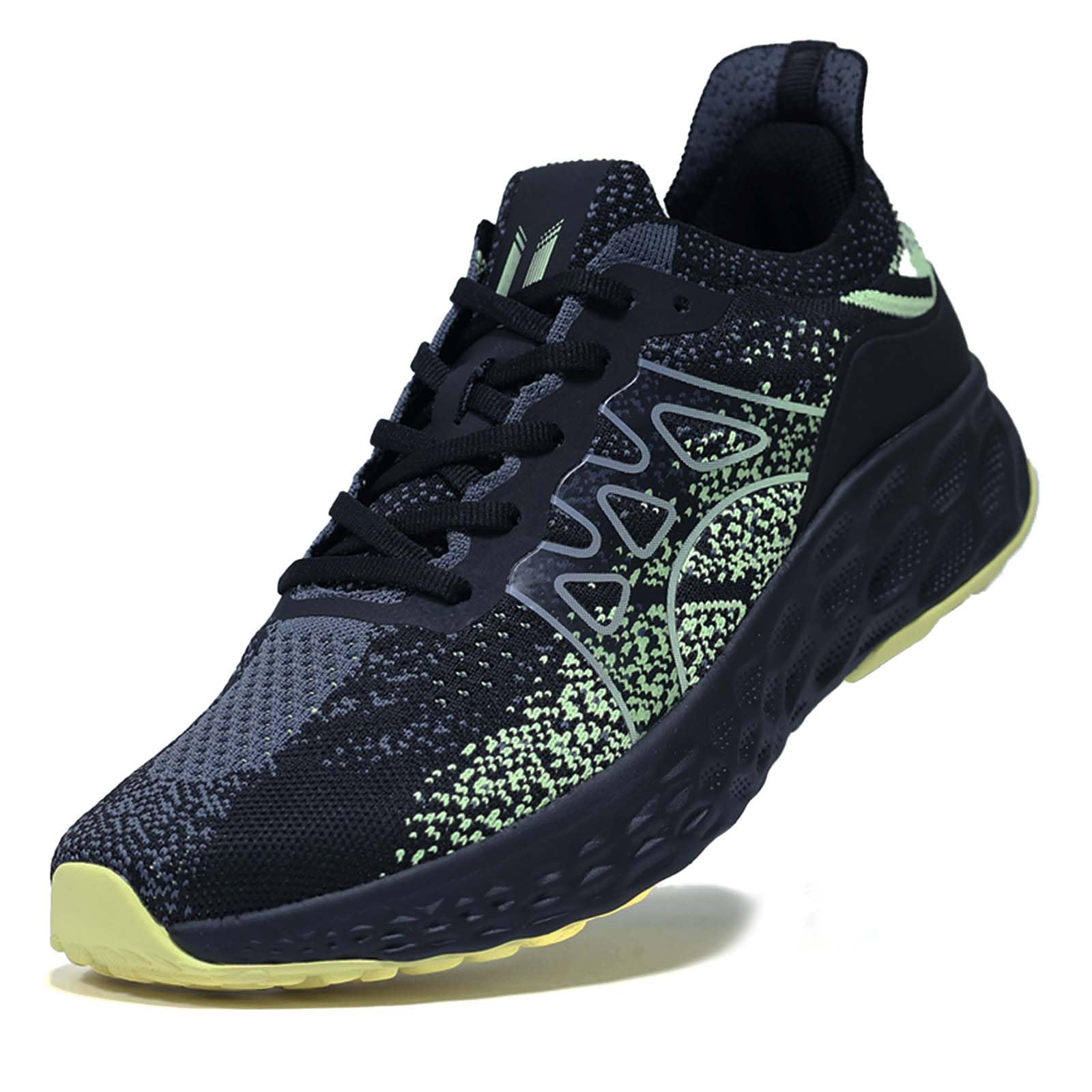 Men's Lightweight Walking Shoes - Slip on Cushioned Sneakers for Tennis, Fitness and Everyday wear