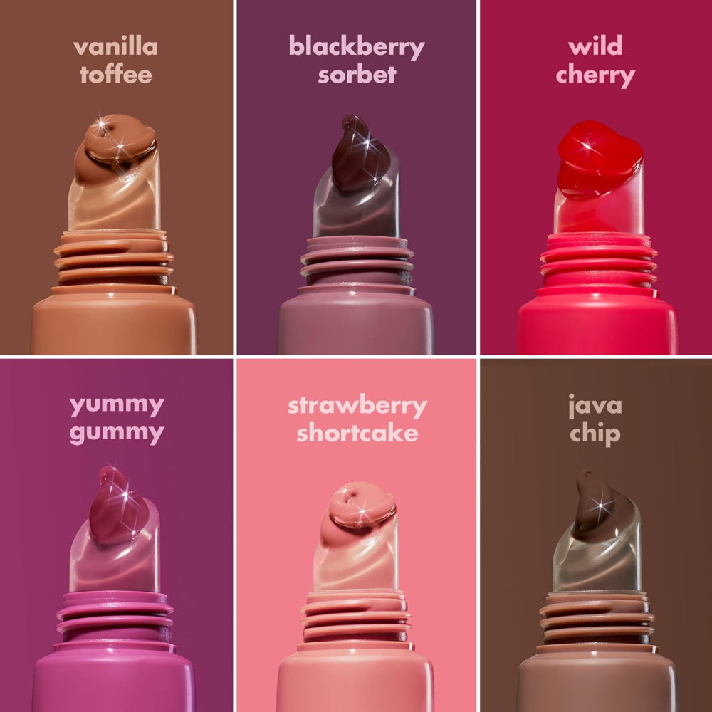 e.l.f. Glow Reviver Melting Lip Balm, Hydrating Tinted Lip Balm For A Glossy Finish & Soft, Supple Lips, Vegan & Cruelty-Free, Wild Cherry