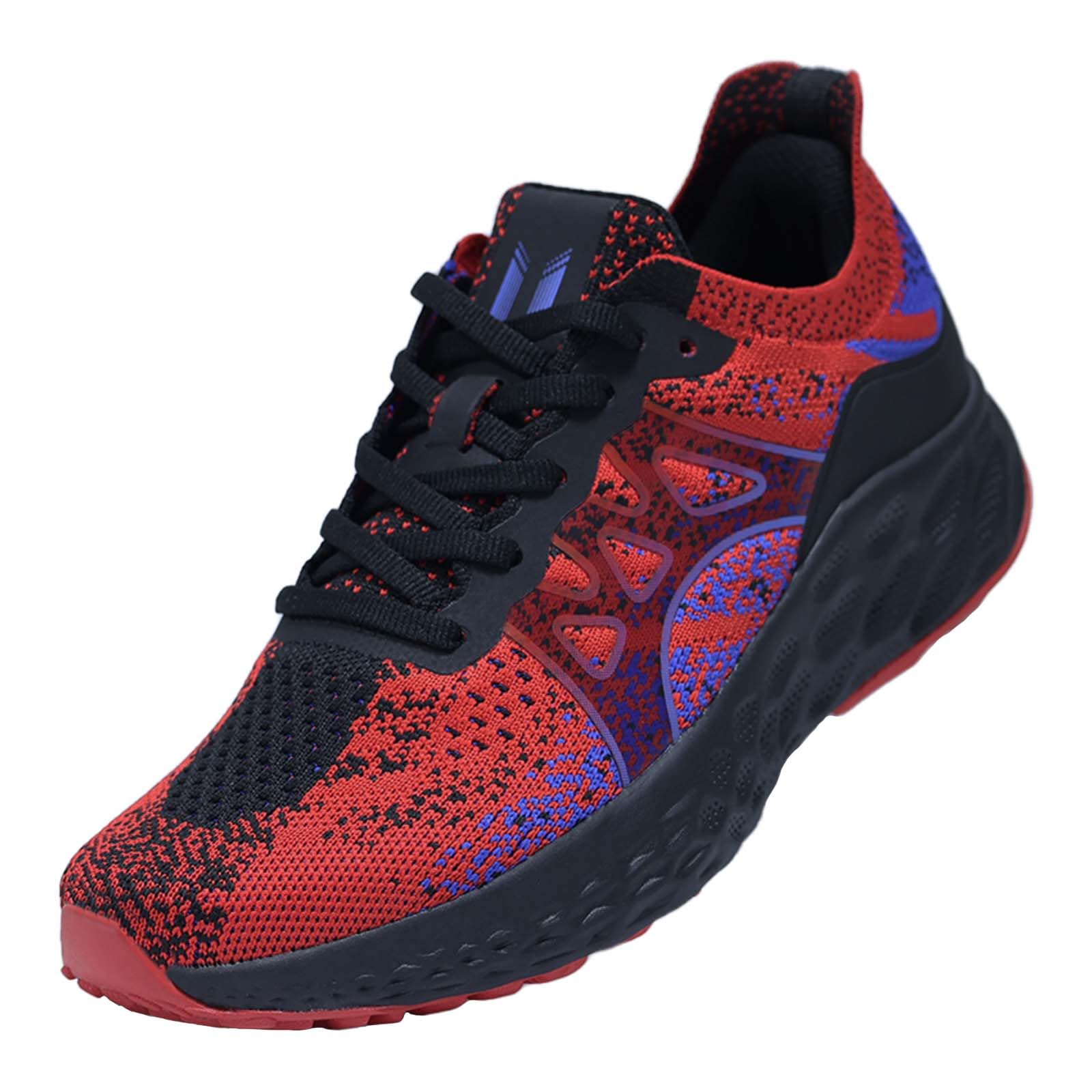Men's Lightweight Walking Shoes - Slip on Cushioned Sneakers for Tennis, Fitness and Everyday wear