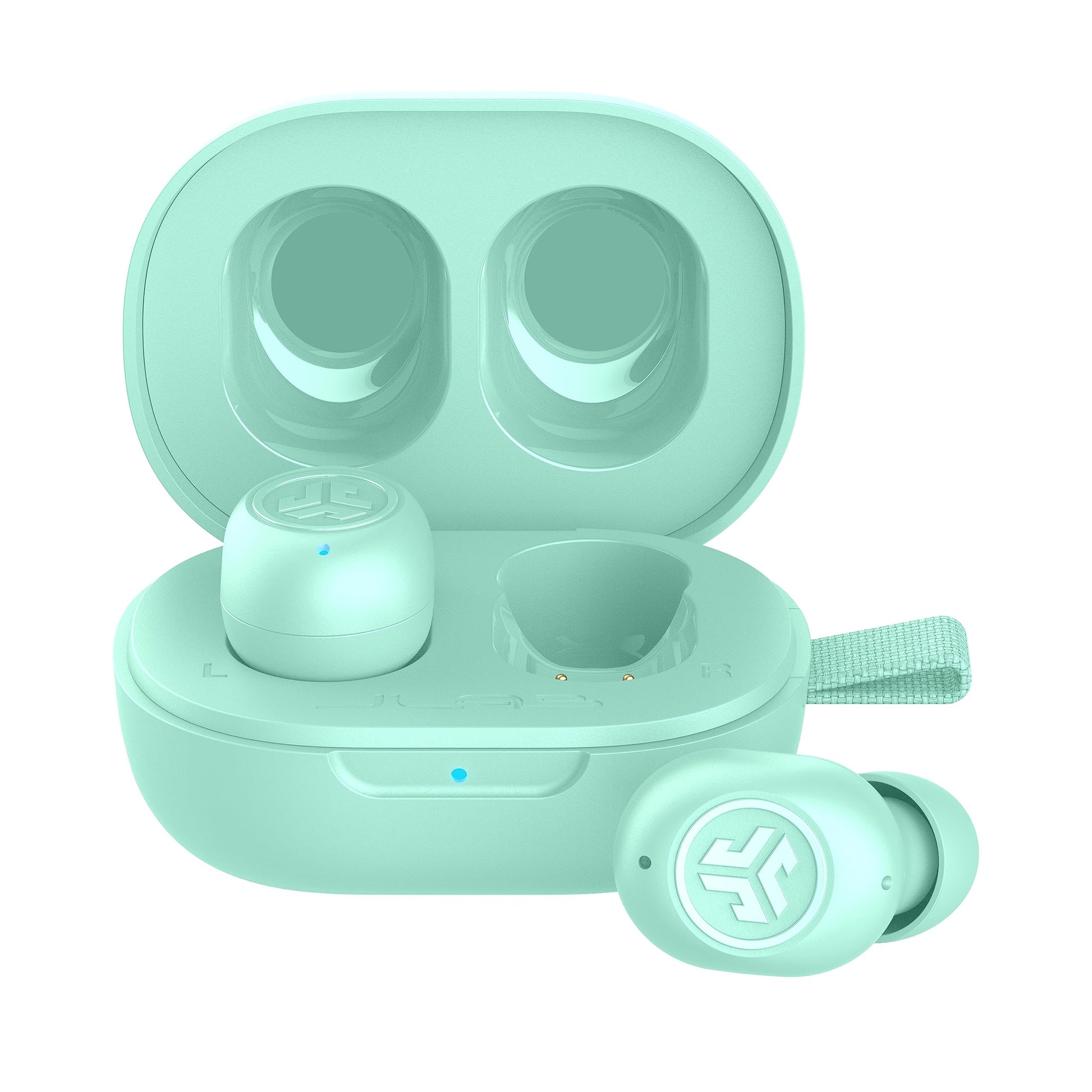 JLab JBuds Mini True Wireless Bluetooth Earbuds + Charging Case, Hot Pink, IP55 Sweat and Dust Proof, Bluetooth Multipoint, Be Aware Audio, 3 EQ Sound Settings, Crystal Clear Calls