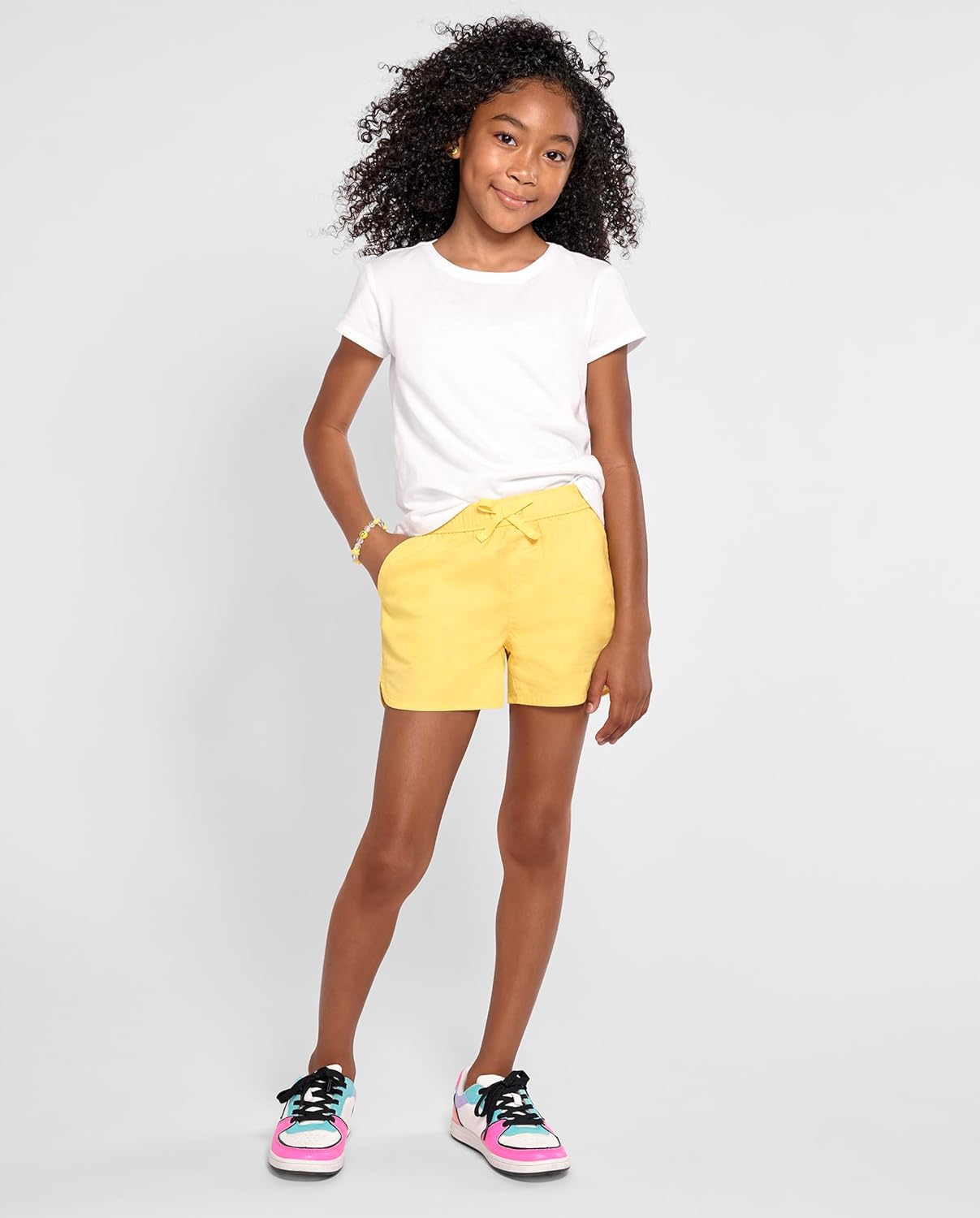The Children's Place Girls' Short Sleeve High Low Tee